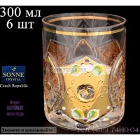 16748, Набор стаканов для виски 300 мл Sonne Crystal (6 шт), 9272