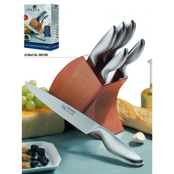 Наборы ножей с подставкой для кухни STRATO