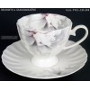 Фарфоровый Чайный набор Грэй Розис высокая чашка 220мл пара с блюдцем 6/12 (05-2330-5122-6) HATORI (Freydis) Австрия